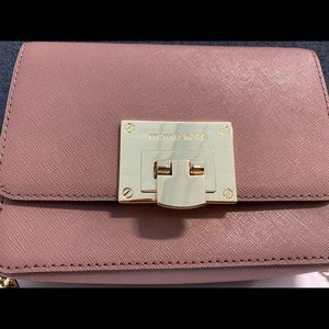Used Michael Kors Tina MiniCrossbody DustyRosePink